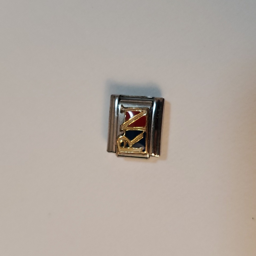 VINTAGE Italian Charm Bracelet Charm-RN (registered nurse)
